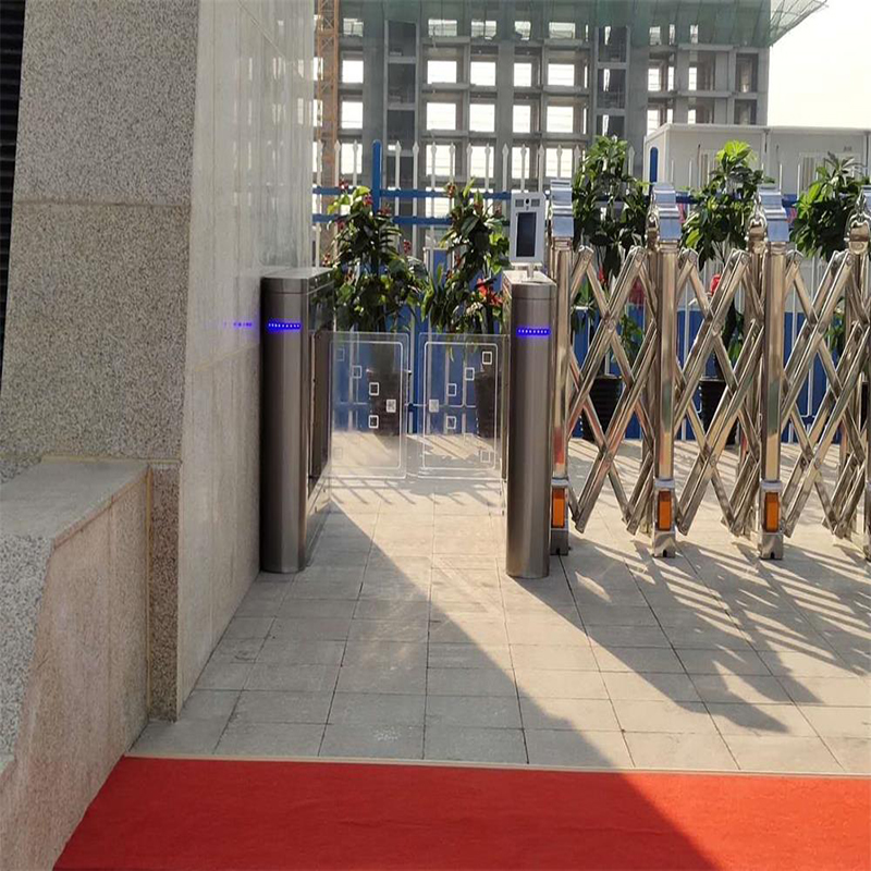 山西省稷山縣人民法院人臉識別通道擺閘